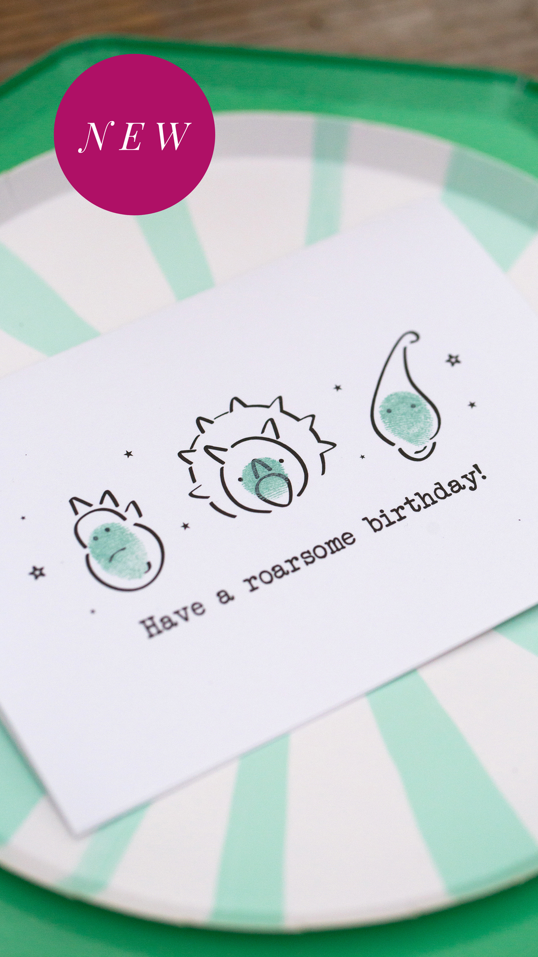 Dino Birthday Card Making Kit