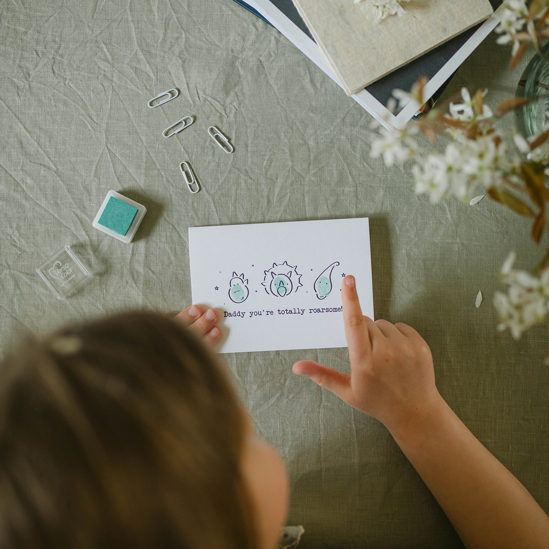 Roarsome Daddy Father's Day Card Making Kit