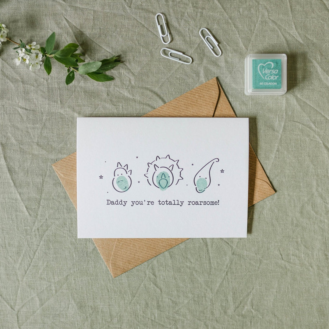Roarsome Daddy Father's Day Card Making Kit