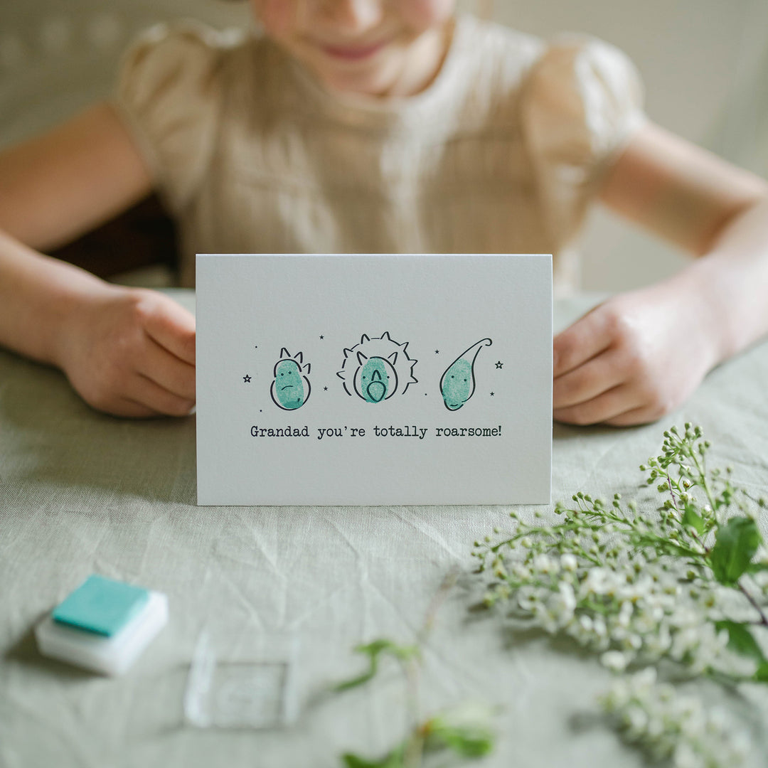 Roarsome Grandad Card Making Kit