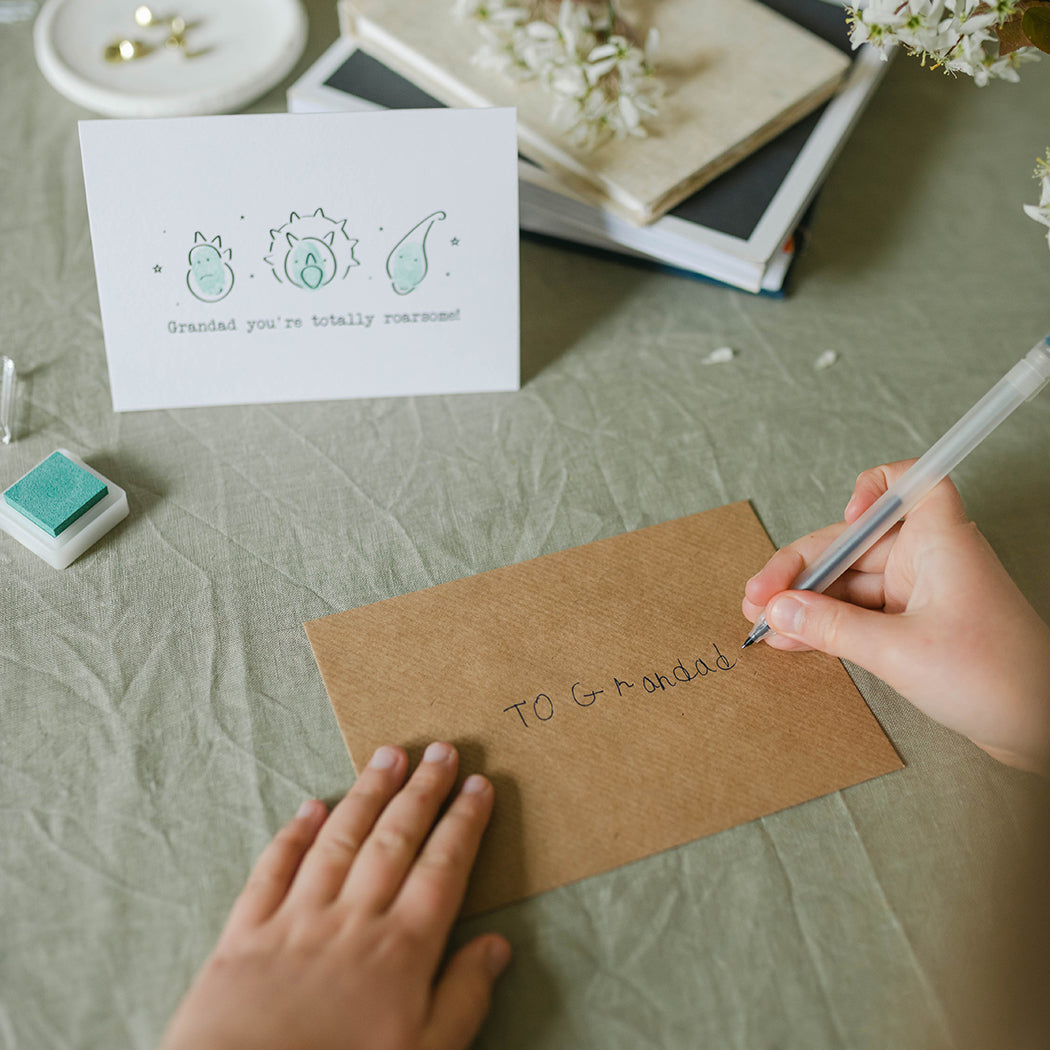 Roarsome Grandad Card Making Kit