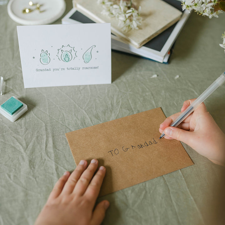 Roarsome Grandad Card Making Kit