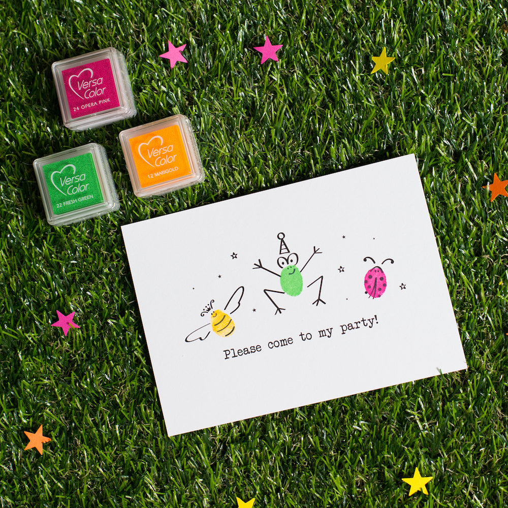 Minibeasts Invitation Card Making Kit