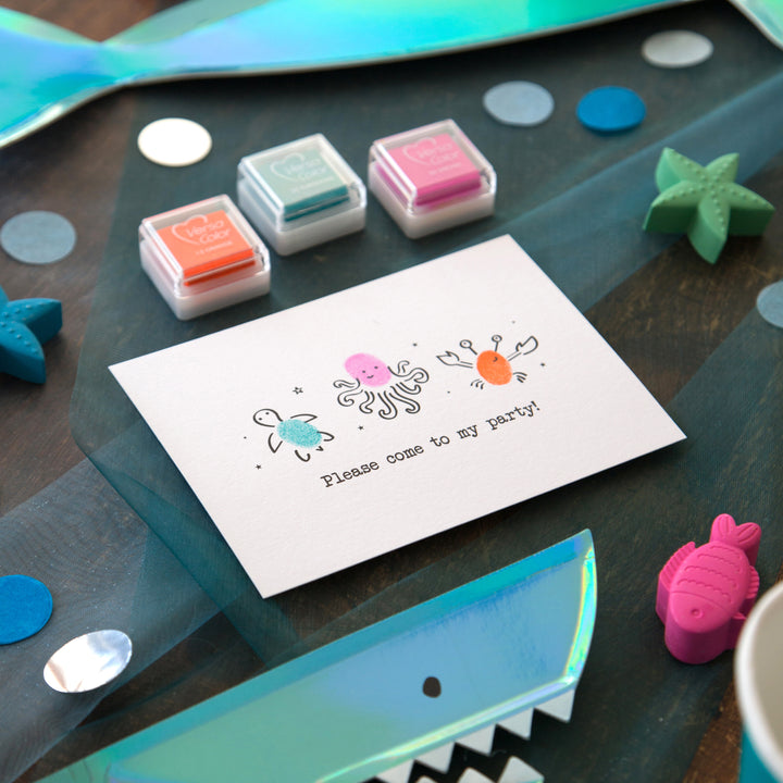 Under the Sea Invitation Card Making Kit