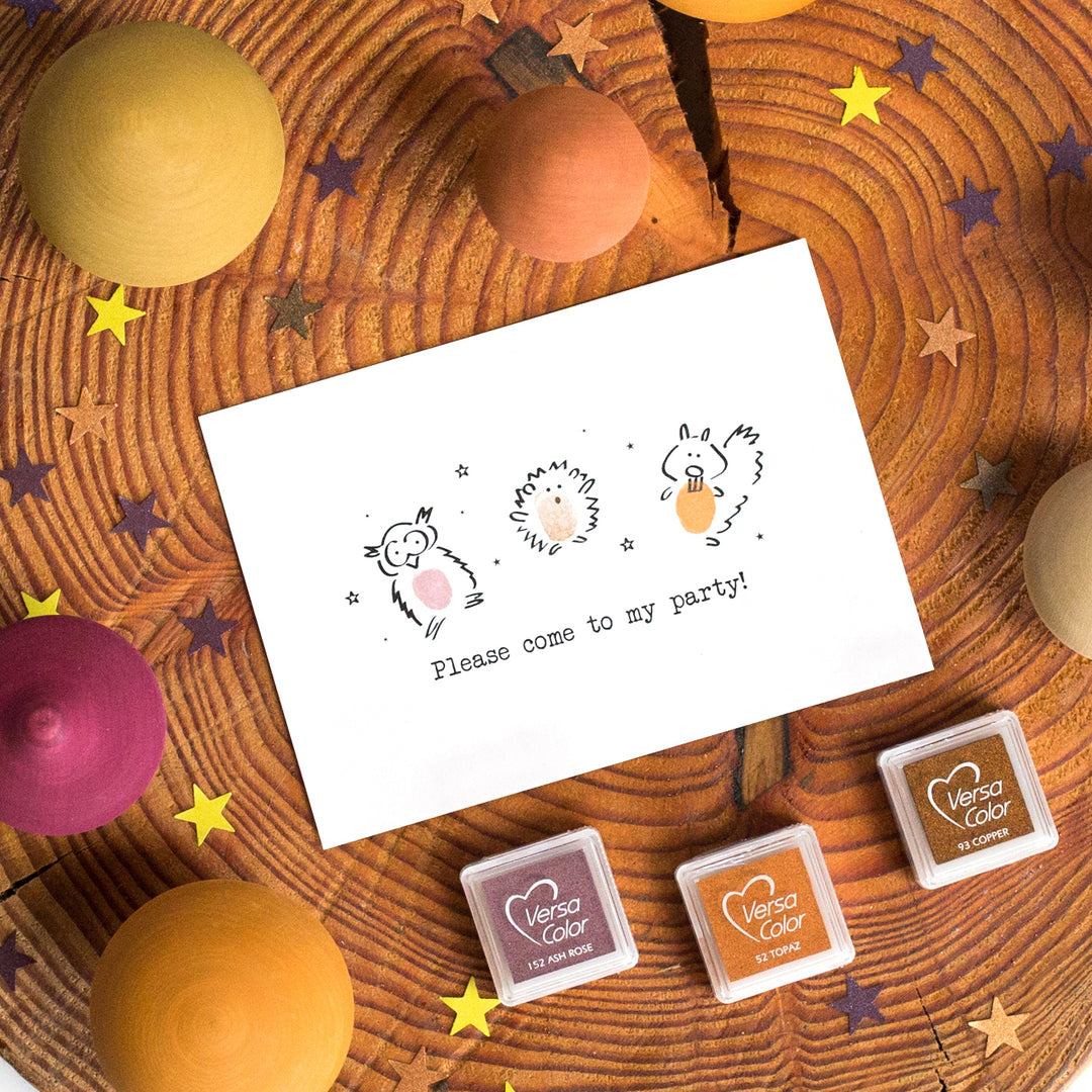 Woodland Friends Invitation Card Making Kit