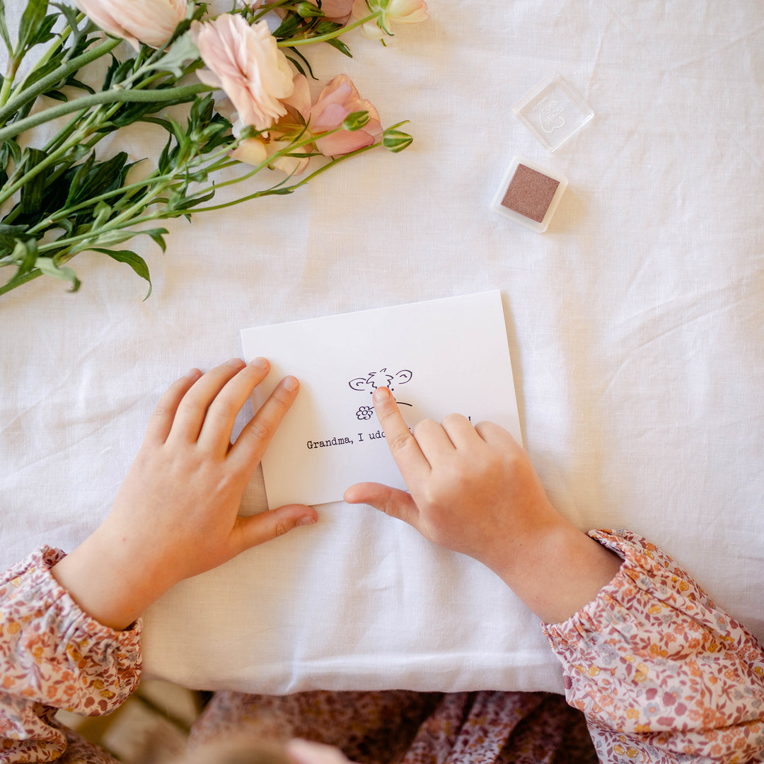 Grandma, I Udderly Adore You Card Making Kit