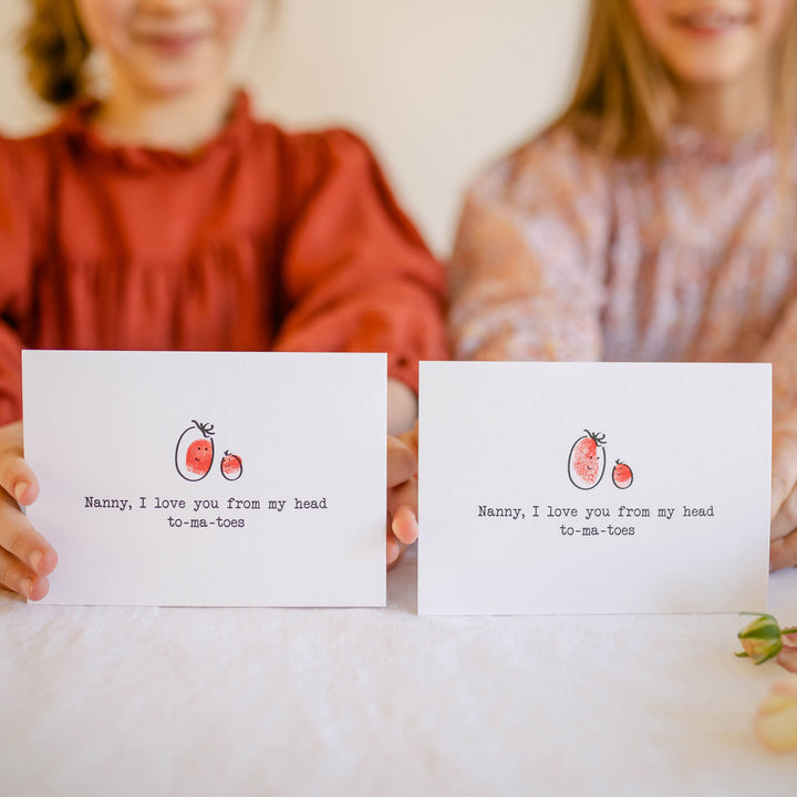 Nanny, I Love You From My Head To-ma-toes Card Making Kit