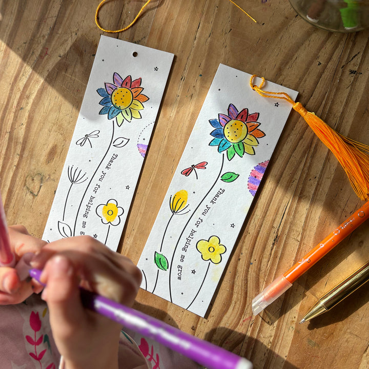 Bloomin’ Marvellous Teacher Bookmark Gift