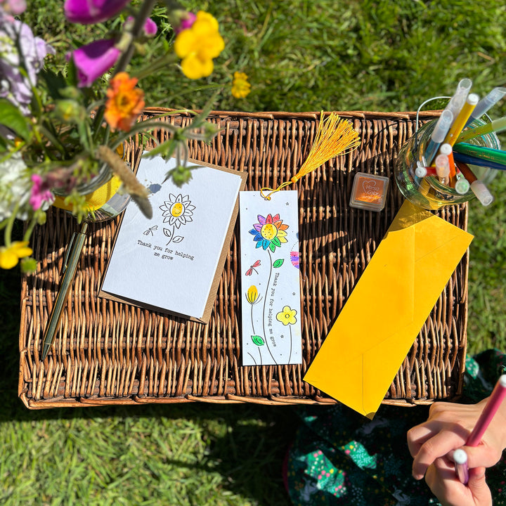 Bloomin’ Marvellous Teacher Bookmark Gift