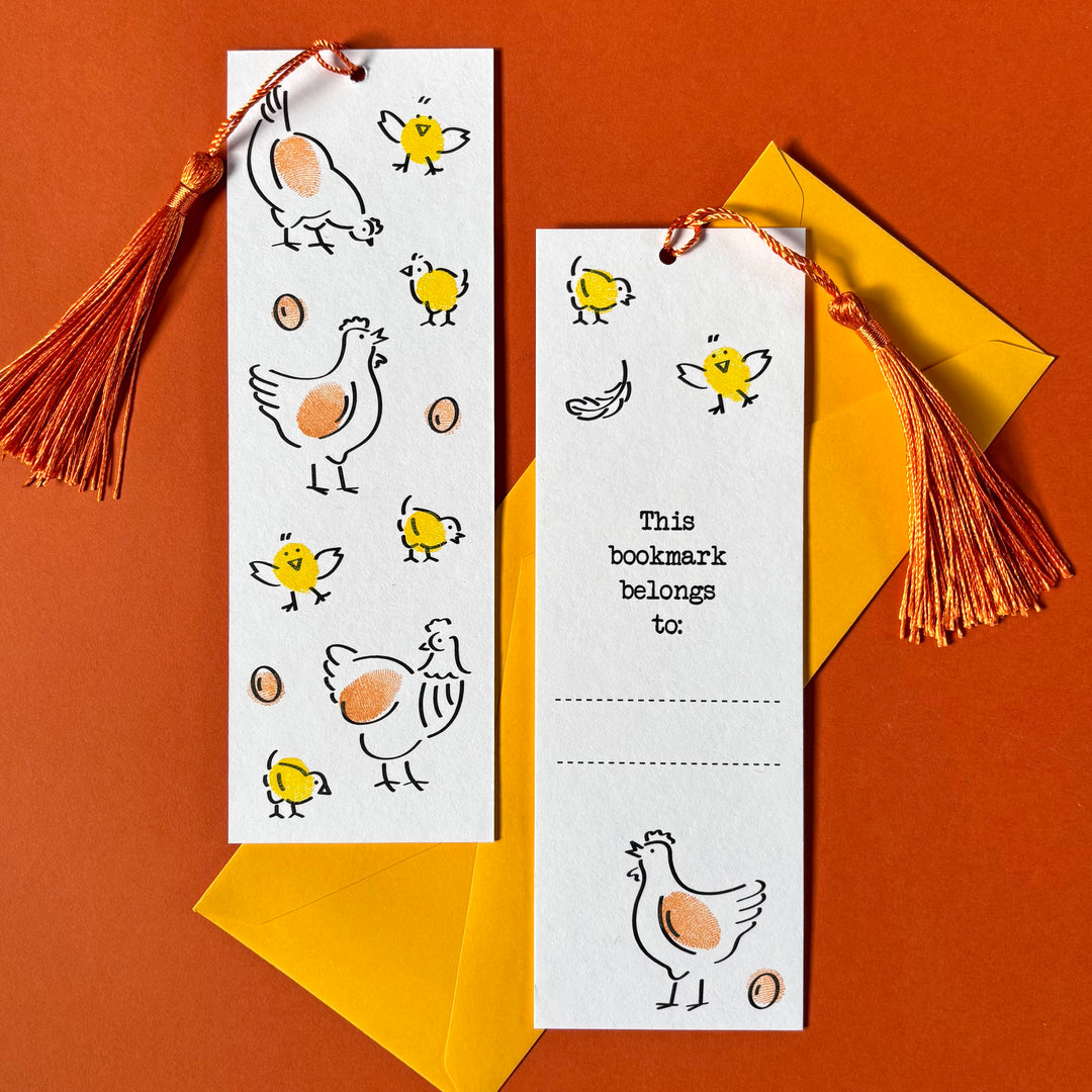 Chick-Chick-Chicken Bookmark Gift