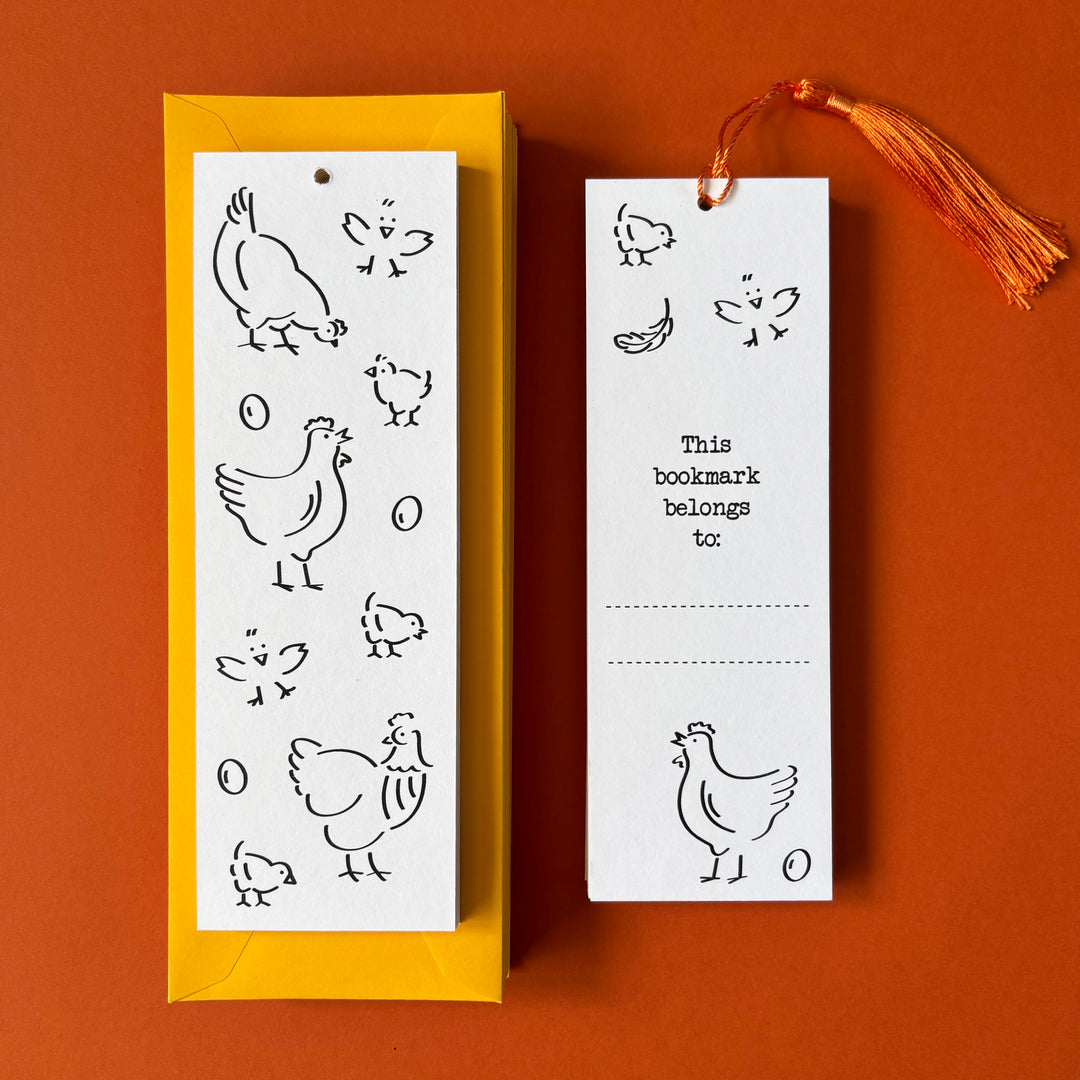 Chick-Chick-Chicken Bookmark Gift