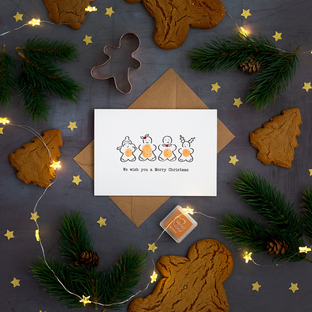 Gingerbread Christmas Card Making Kit