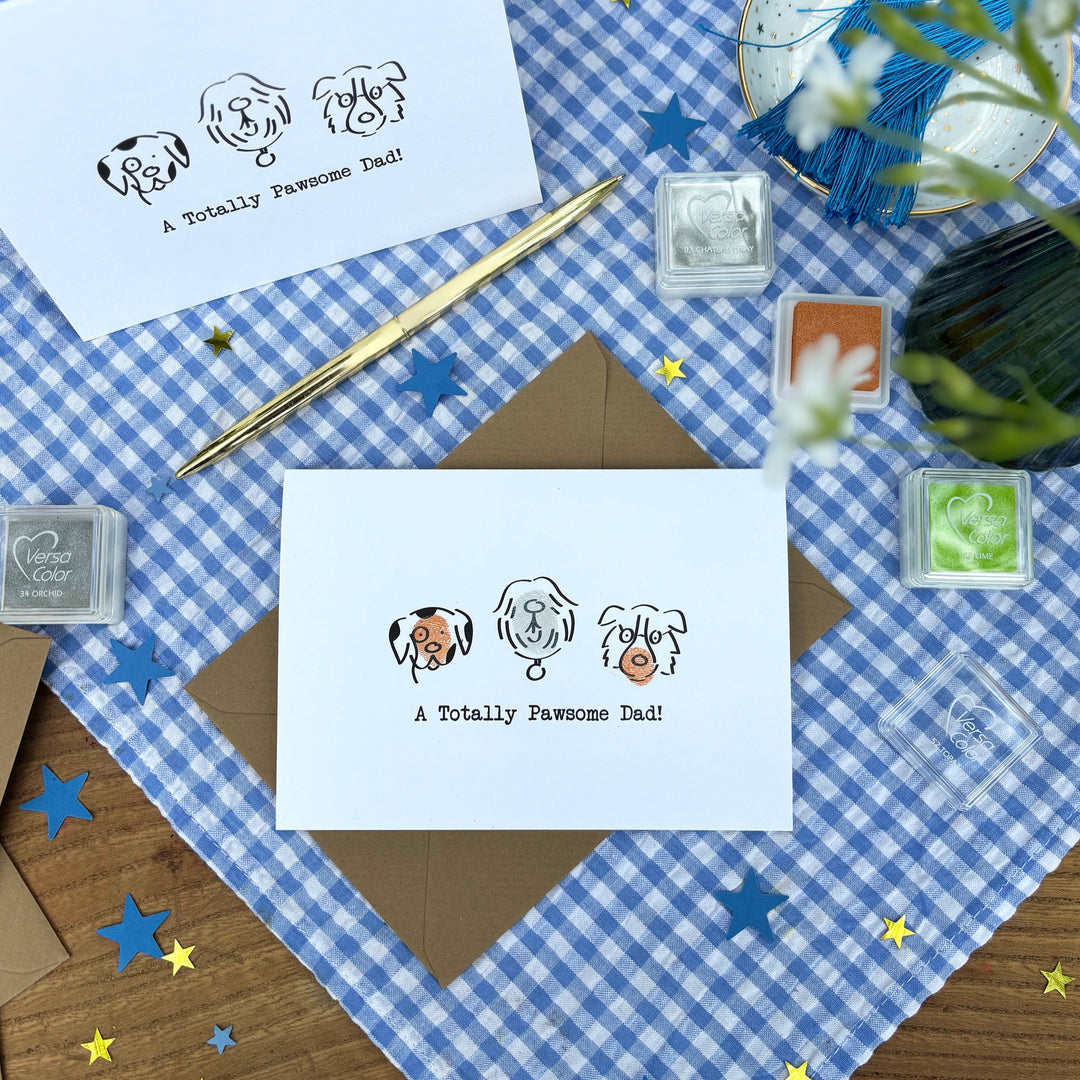 Pawsome Father's Day Card Making Kit