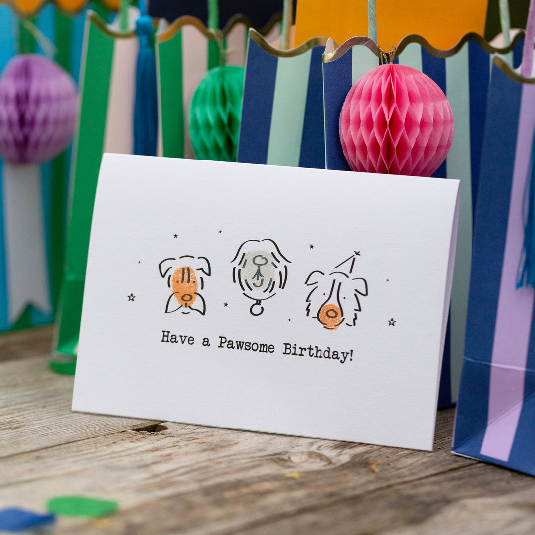 Pawsome Pups Birthday Card Making Kit