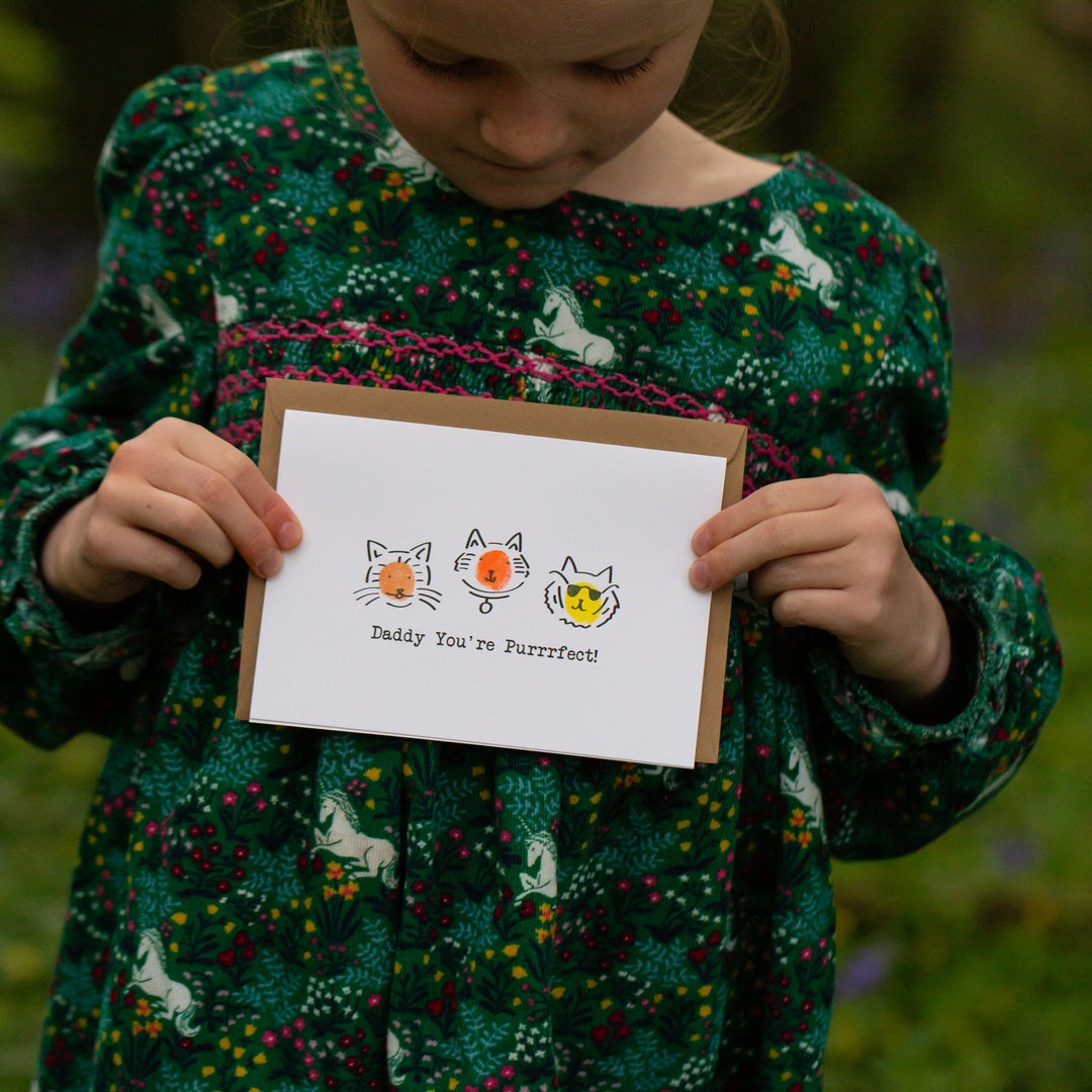 Purrrfect Father's Day Card Making Kit