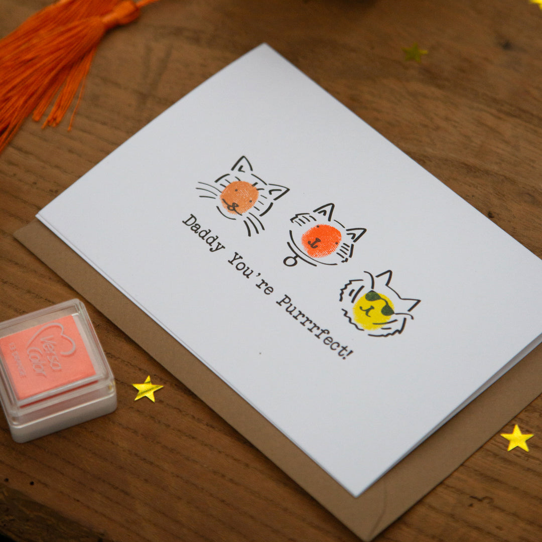 Purrrfect Father's Day Card Making Kit
