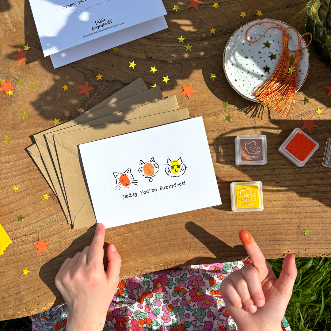 Purrrfect Father's Day Card Making Kit