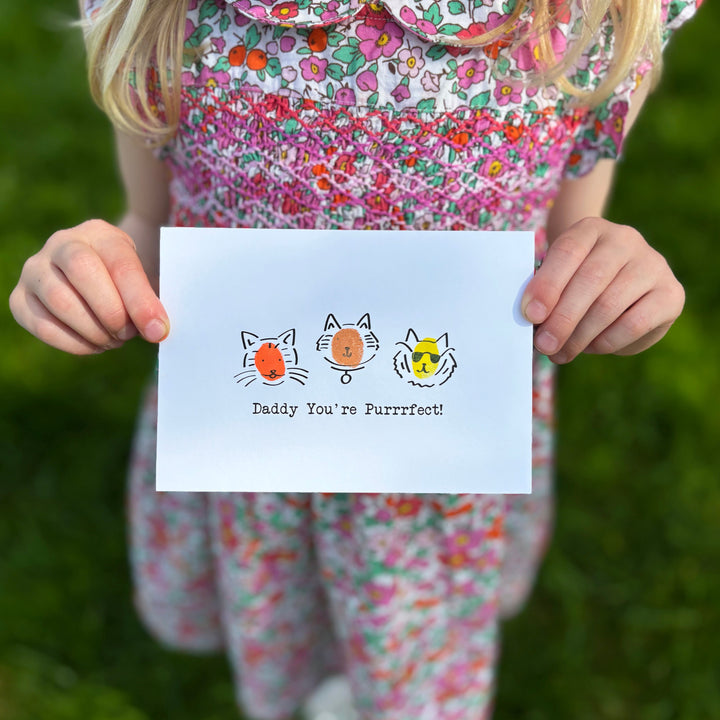 Purrrfect Father's Day Card Making Kit
