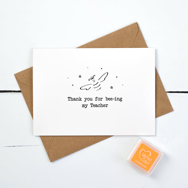 Thank You For Bee-ing My Teacher Card Making Kit