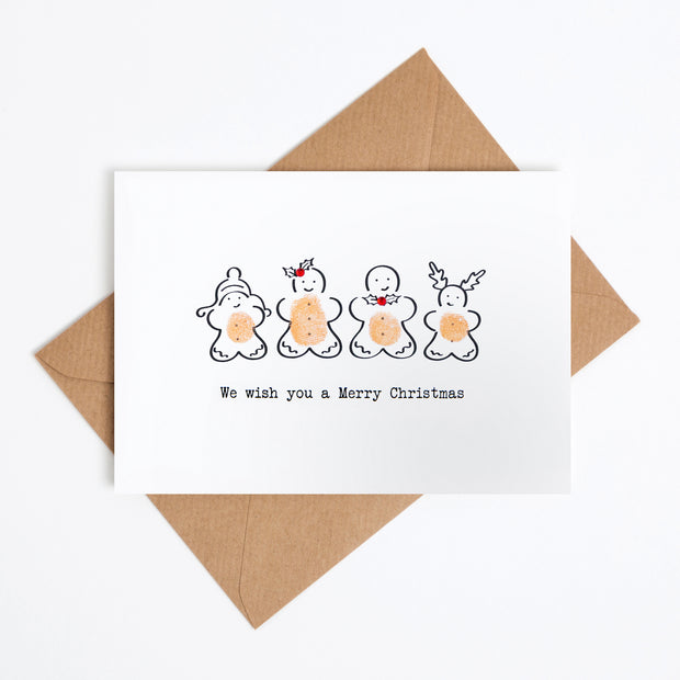 Gingerbread Christmas Card Making Kit