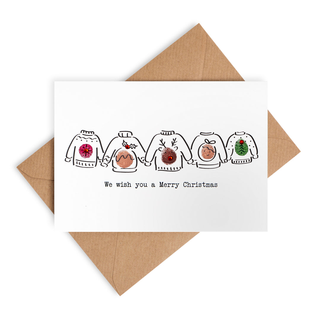 Christmas Jumper Family Card Making Kit