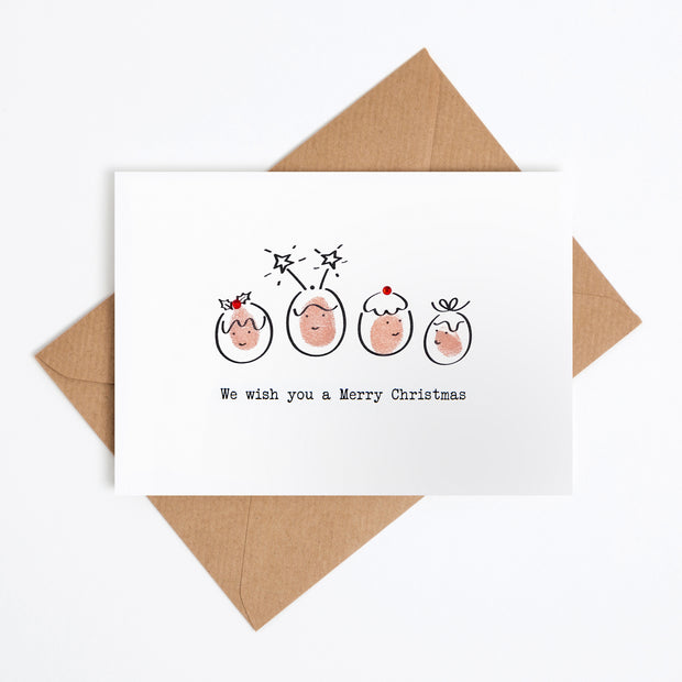 Pudding Christmas Card Making Kit