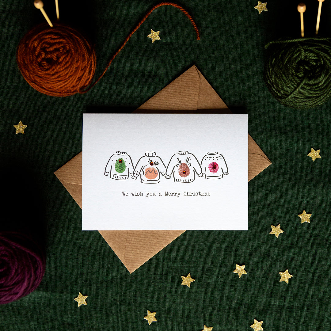 Christmas Jumper Family Card Making Kit