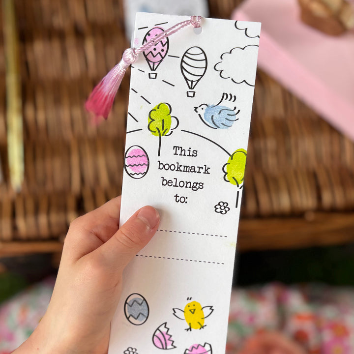 Cracking Easter Bunny Bookmark Gift