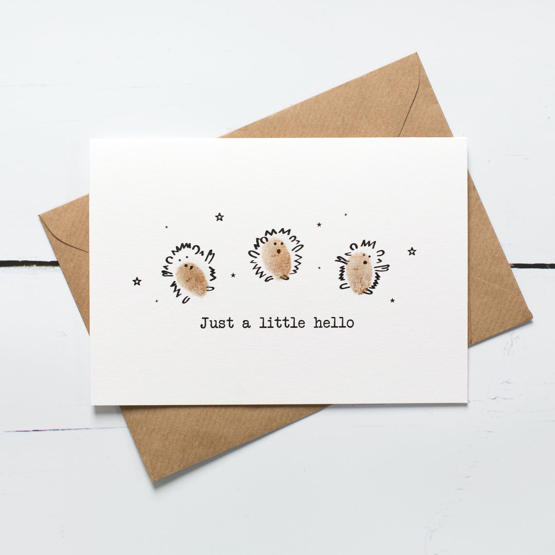 Hedgehog Hello Card Making Kit
