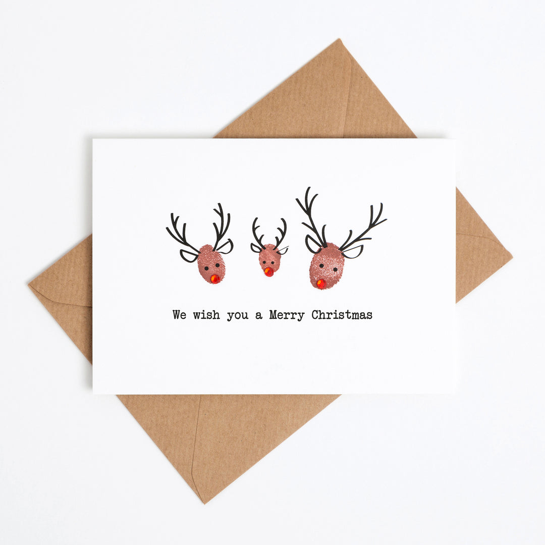 Reindeer Christmas Card Making Kit