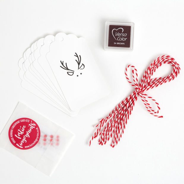 Reindeer Gift Tag Making Kit