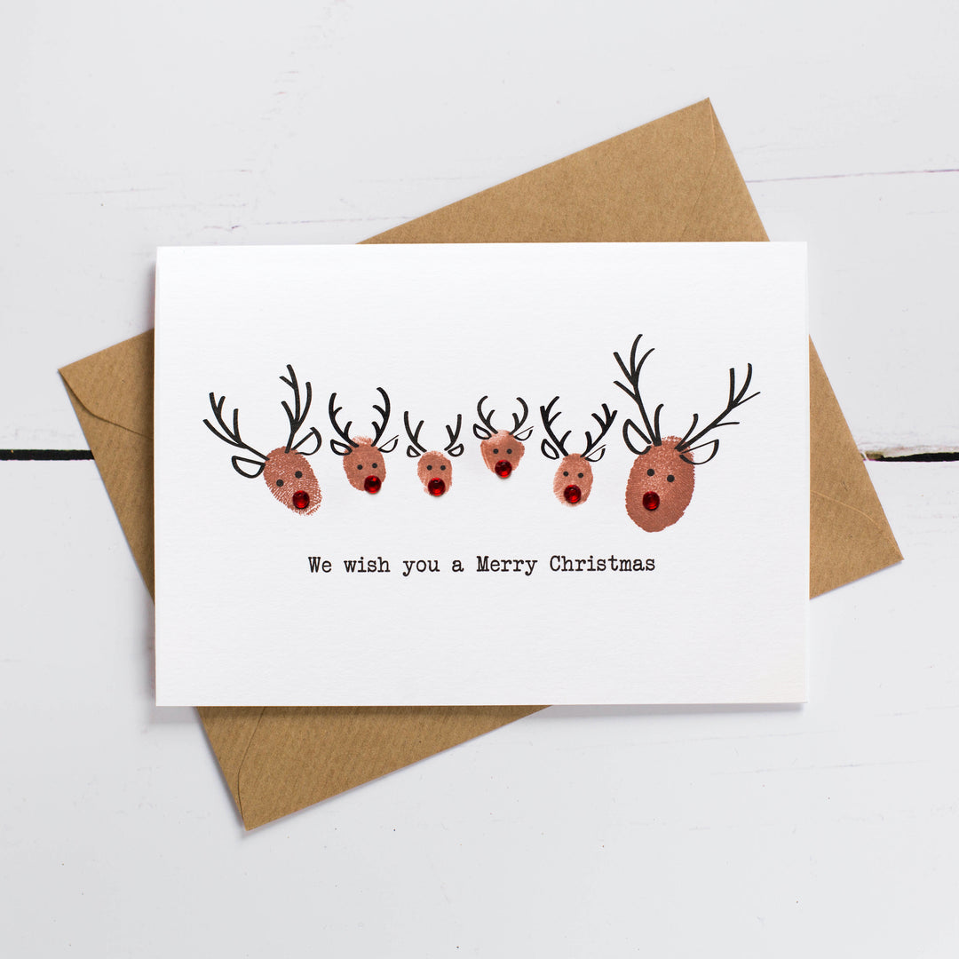 Reindeer Christmas Card Making Kit