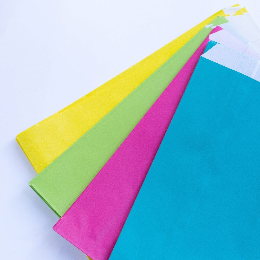 Colourful Kraft Party Bags