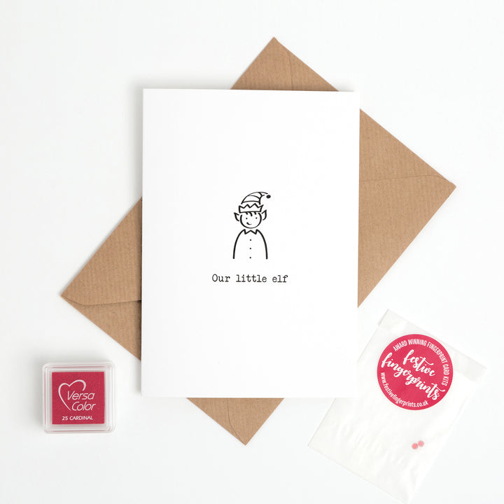 Our Little Elf Christmas Card Making Kit