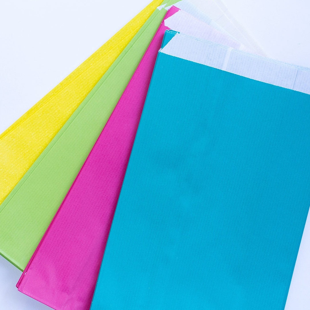 Colourful Kraft Party Bags