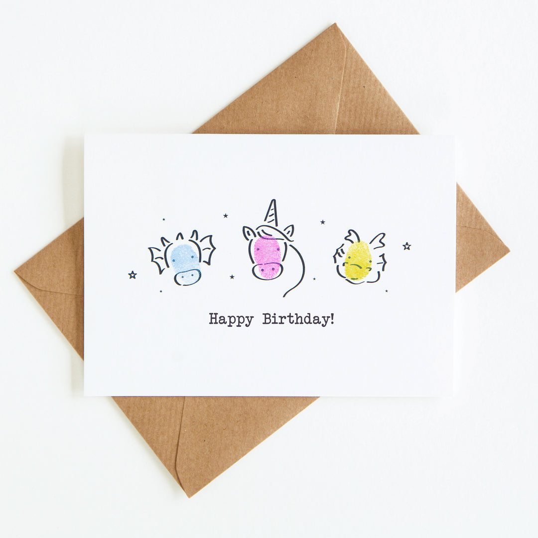 Mythical Unicorn Birthday Card Making Kit